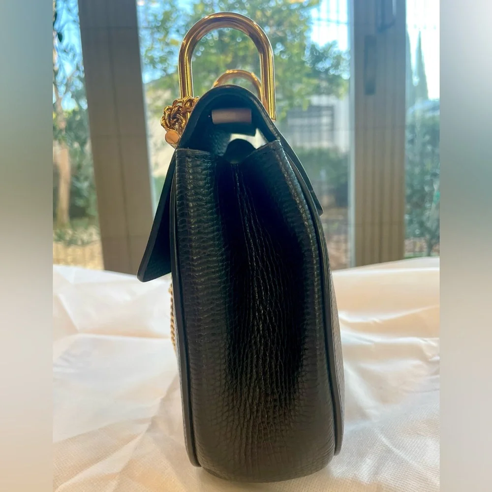 Chloé Drew Chain Pochette Bag (not mini), Beige and Black, EUC - Picture 5 of 15